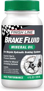 Finish Line High Performance Mineral Oil Brake Fluid, 4-Ounce