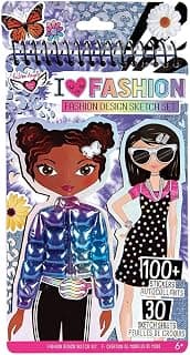 Fashion Angels Fashion Design Compact Sketch Portfolio Set Drawing Kit, Multicolor 12213