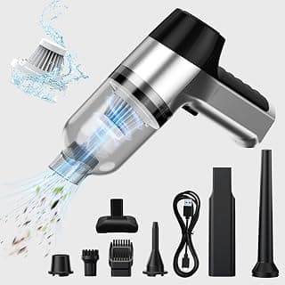 Handheld Vacuum Cordless, Car Vacuum Cleaner 12000Pa Powerful Rechargeable with Brushless Motor Vacuum Lightweight and Portable for Car Home, Pet Hair