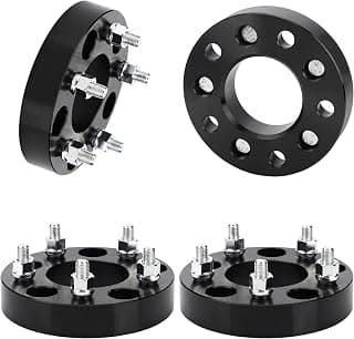 Rying 5x5 to 5x4.75 Wheel Adapters, 1.25 inch 5x127 to 5x120.7 Wheel Adapter 78.3mm Hub Bore with 12x1.5 Thread Pitch Replacement for Grand Caravan, Town & Country, Roadmaster, Fleetwood, Caprice.