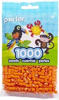 Perler Beads Fuse Beads for Crafts, 1000pcs, Orange