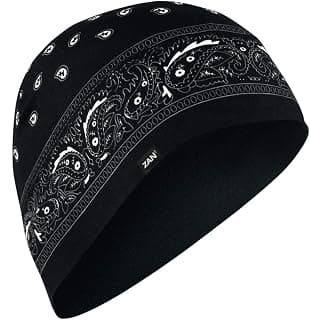 ZANheadgear ZanHeadgear Sportflex Beanie Black Paisley