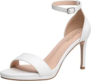 Women's Ankle Strap High Stiletto Heels Pumps Heeled Sandals