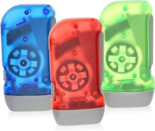 VANZACK 3pcs Mini Flashlights Rechargeable Flashlight Rechargeable Lanterns for Camping Self Charging