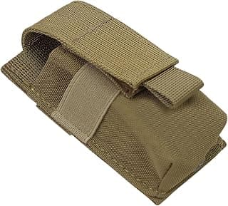 Flashlight Holster | Flashlight Bag | Portable Nylon Molle Light Holder Tool Holster for Backpacking, Camping, Night Fishing, Car Repair, Mountaineering Littryee