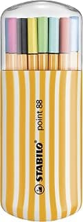 Stylo feutre pointe fine - STABILO point 88 - Étui Zebrui x 20 stylos feutres - Coloris assortis
