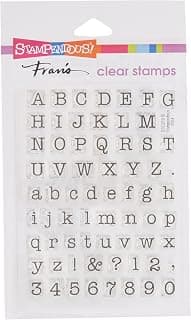 Stampendous SSC219 Small Typewriter Alphabet (Packaging may vary)