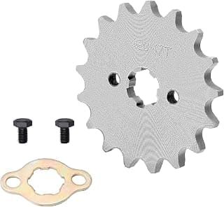 UOIENRT 420-17T Motorcycle Front Sprocket 17mm for 50cc 70cc 90cc 110cc 125cc Dirt Pit Bike ATV 4 Wheeler Moped