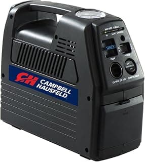 Campbell Hausfeld Portable 12 Volt Inflator, Rechargeable, Air Compressor for Tire Inflation, 230 PSI (CC2300)