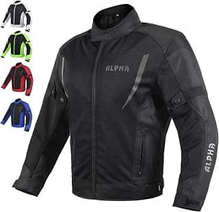 HI VIS MESH MOTORCYCLE JACKET FOR MENS RIDING BIKERS RACING DUAL SPORTS BIKE ARMORED PROTECTIVE