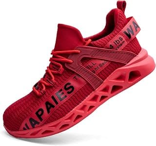 Super Lightweight Safety Shoes Proof Resistant Work Shoe for Industrial and Construction Steel Toe Shoes for Men and Women...