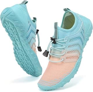 Womens and Mens Kids Water Shoes Barefoot Quick-Dry Aqua Socks for Beach Swim Surf Yoga Exercise