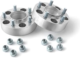 38mm (1.5 inch) Hubcentric 5x114.3 Wheel Spacers (66.1mm bore, 12x1.25 Studs) Compatible with Nissan Infiniti G35 G37 Q50 Q60 Q70 FX35 FX50 350z 370z Altima Maxima 300zx Sentra - Silver 66.2mm 2pcs