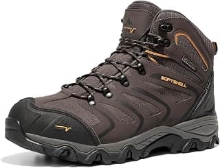 Men's Ankle High Waterproof Hiking Boots Outdoor Lightweight Shoes Backpacking Trekking Trails