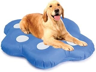 Milliard Dog Float for Pool, Inflatable Stay Dry Float for Large Dogs- Tether Included