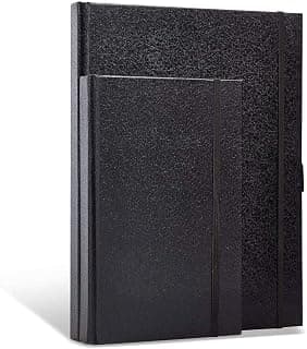 KINGART Hardcover Sketchbook Drawing Journal 2-Pack, 5.5” x 8.5" & 8.5” x 11" (80 Sheets Each)
