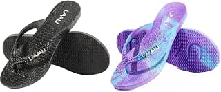 Women Waterproof Flip Flops, Shower & Water No-Slip Sandals for Pool and Beach