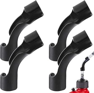 4 Pack Hose Bender for Racing Fuel Tanks, Utility Containers, Gas Cans - Heavy Duty - Compatible with VP, Sportsman, Rural King and more. Provides the Ideal Bend for Your Fuel Hose