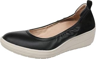 Women's Advantage Jacey Slip On Wedges - Supportive Ladies Platform Wedges, Three - Zone Comfort Orthotic Insole