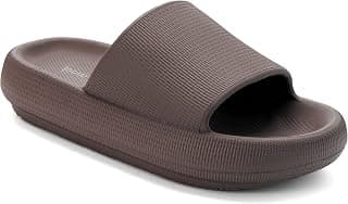 Pillow Slippers for Women and Men Non Slip Quick Drying Shower Slides Bathroom Sandals | Ultra Cushion | Thick Sole