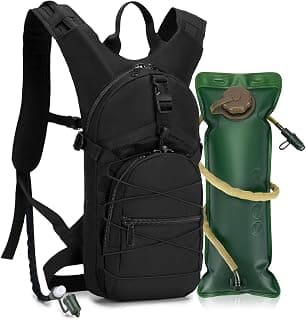 COSCOOA Tactical Hydration Pack Backpack Military Daypack Water Backpack with 3L BPA Free Leak-Proof Water Bladder Military Daypack for Hiking, Running, Cycling, Hunting & Working Out