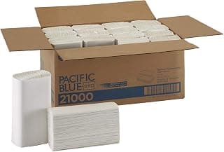 Georgia-Pacific GEP21000 Signature 2-Ply Premium Multifold Paper Towel, White, 9.4-inch x 9.2-inch (Case of 16 Packs, 125 per Pack)