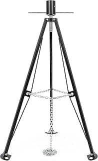 Camco Eaz-Lift King Pin Tripod 5th Wheel Stabilizer, Adjustable from 39-Inches to 53-Inches - (48855)