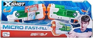 X-Shot Water Warfare Micro Fast-Fill 2pk (Custom Packaging) (56297)