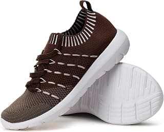 Women's Walking Shoes Slip On Athletic Running Sneakers Knit Mesh Comfortable Work Shoe