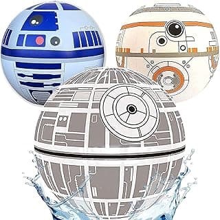 NINOSTAR Large Play Balls Set of 3 - Fun Indoor and Outdoor Gift - Can Use for Play/Room Decor/Party Decor/Pool Inflatable Water Toys…