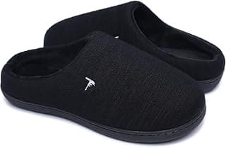 Mens Womens Comfort Memory Foam Slippers Warm Indoor Outdoor House Shoes