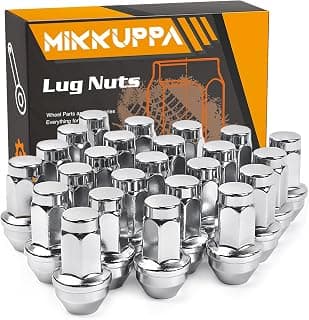 MIKKUPPA M14x2.0 Lug Nuts - Replacement for 2003-2014 Ford F150 Expedition Lincoln Navigator Factory Wheels - 24pcs 13/16 Hex 2 Inch Chrome OEM Factory Style Large Acorn Seat Lug Nuts