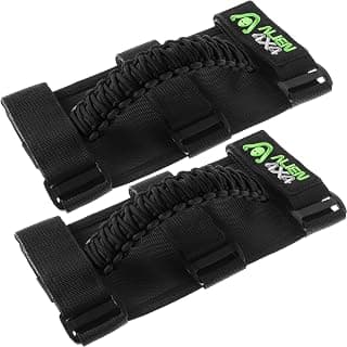 Alien Sunshade Jeep Grab Handles (Black) - Fits 1955-2023 Jeep Wrangler JL, JK, TJ, YJ & Jeep Gladiator Accessories - Jeep Wrangler Accessories Grab Handles - Jeep Accessories