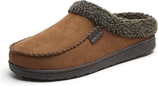 Men's Brendan Microfiber Suede Clog Slipper