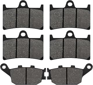 Brake Pads Front and Rear for Yamaha YFZ R1 / R6 / R6S FZ1 FZ6 FZ8 MT07 MT09 XSR700 XSR900 FZ07 FZ09