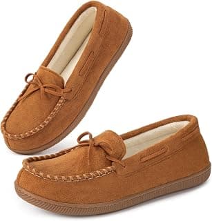 Women's Indoor Outdoor Breathable Microsuede Moccasins Loafer Slippers