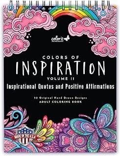 ColorIt Colors of Inspiration Volume II Adult Coloring Book