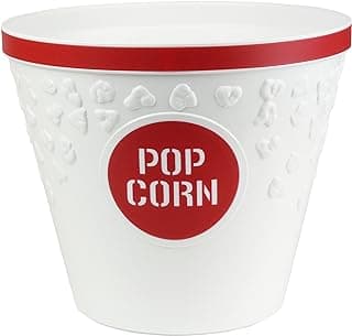 Hutzler Popcorn Bucket, Red, Large
