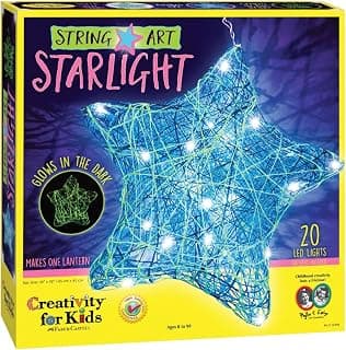 Creativity for Kids String Art Star Light - LED String Art Lantern Craft Kit