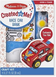 Melissa & Doug Created by Me! Race Car Bank Craft Kit