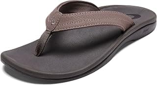 Ohana Women's Beach Sandals, Quick-Dry Flip-Flop Slides, Water Resistant, Wet Grip Soles & Compression Molded Footbed, Sea Glass/Black, 5