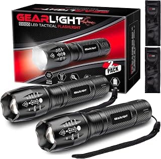 SOS Solarlight Solar Flashlight with Compass and Dual Battery Back up System Great for Emergency Power Outages Camping Hiking Walking The Dog Bug Out Bag A Reliable Flashlight. Rechargeable