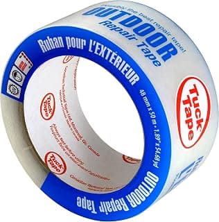 Tuck Tape Ultimate Outdoor Repair Tape, Epoxy Resin Tape, Construction Grade Tape, 48mm x 50m (Clear)