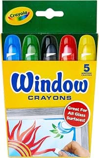 Crayola Window Crayon 5-Color Set (52-9765)