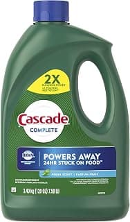 Cascade Complete Gel Dishwashing Detergent, Fresh Scent, 120 Fl oz
