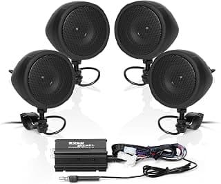 BOSS Audio MCBK470B All-Terrain Bluetooth Speaker and Amplifier System - 1000 Watt, Black