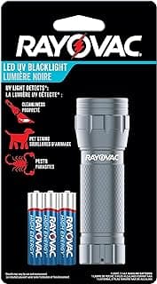 Rayovac Value Bright 9 LED UV Flashlight with Batteries (VBUV-B)