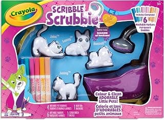 Crayola Scribble Scrubbie Pets Tub Playset, Creative Toys
