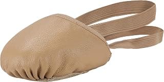 Leather Pirouette Half Sole Jazz Ballet Dance Shoe Turning Shoes for Women and Girls