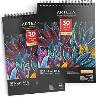 ARTEZA ARTZ-8377 Art-sketchbooks-and-notebooks, Black 2